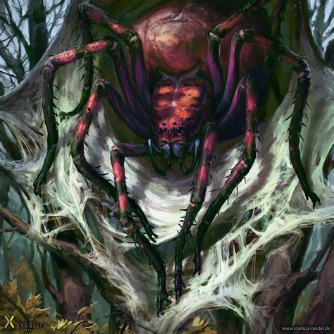 Giant Spider Markus Neidel Spider Art Giant Spider Fantasy Monster