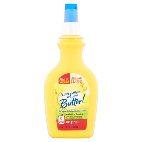 I Cant Believe Its Not Butter Original Spray 12 Oz