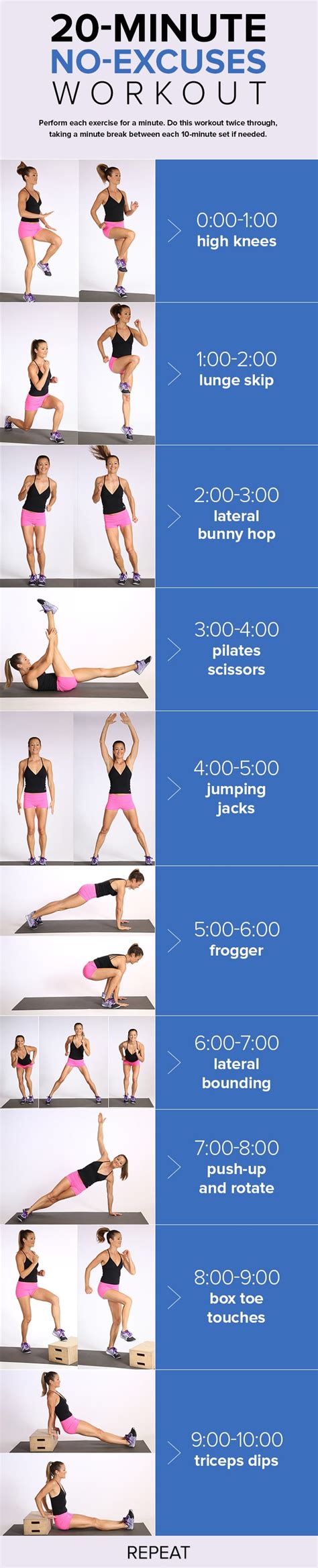 Minute Cardio Workout No Running Required Popsugar Fitness