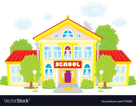 School Royalty Free Vector Image Vectorstock