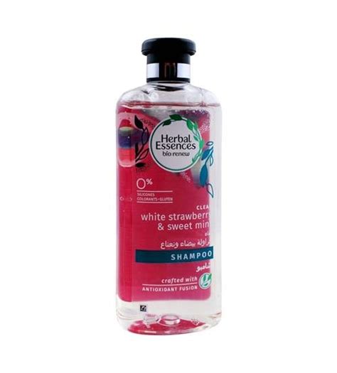 Herbal Essences Bio Renew Clean White Strawberry And Sweet Mint Shampoo 400ml