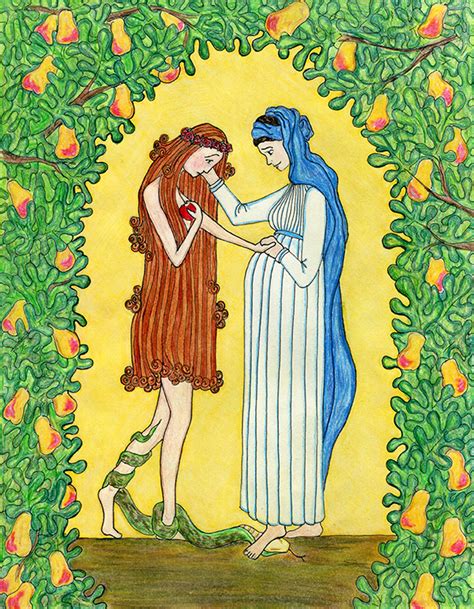 Mary Consoles Eve By Sr Grace Remington And Joy Clarkson