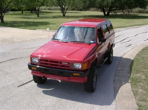 Relist Wlowered Reserve 1986 Toyota 4runner Dlx 4wd 24l 22r E 5
