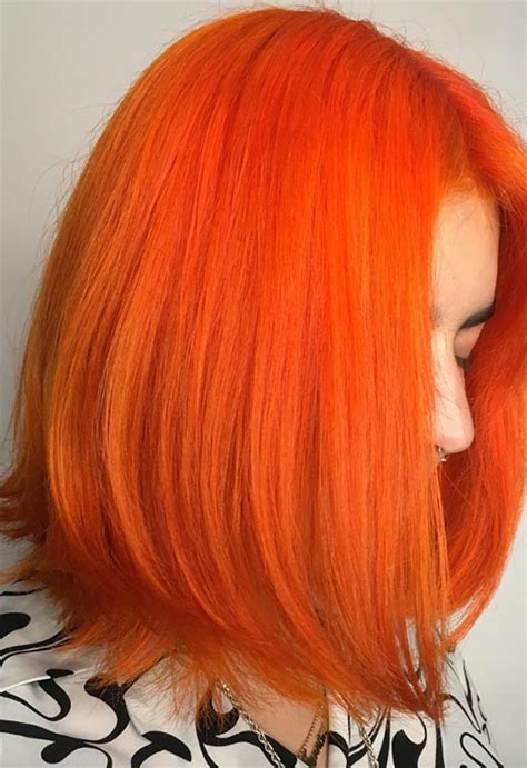 59 Fiery Orange Hair Color Shades To Try Hair Color Orange Orange