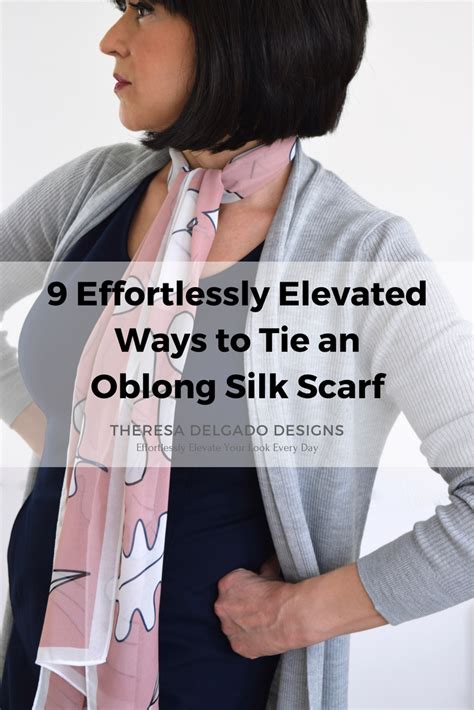 How To Tie An Oblong Silk Scarf So You Want To Start Wearing Oblong