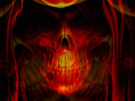 Android Phones Wallpapers Android Wallpaper Skull In Fire