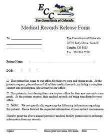 medical release form templates   excelshe