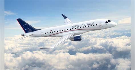 Embraer And Republic Airways Firm Up Order For 100 E175s Aviation Pros