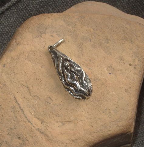 Silver Vagina Pendant Silver Jewelry To Order Custom Etsy