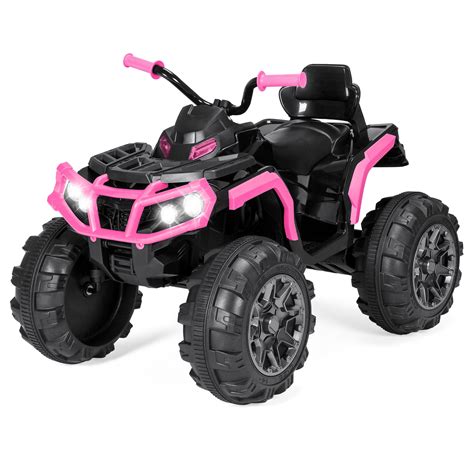Best Choice Products 12v Kids 4 Wheeler Atv Quad Ride On Car Toy W 3