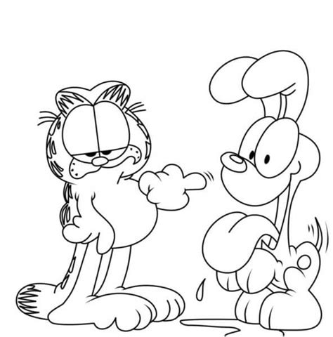 Garfield And Friend Coloring Page Download Print Or Color Online For