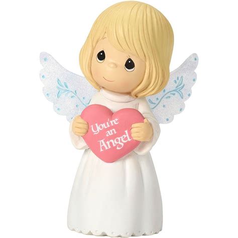 Precious Moments Youre An Angel Mini Angel With Heart Figurine