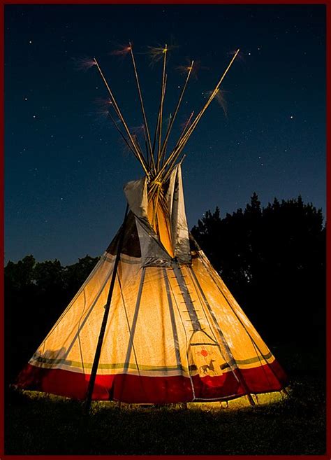 Usa Sioux Tipi • The Great Plains Region North America Native