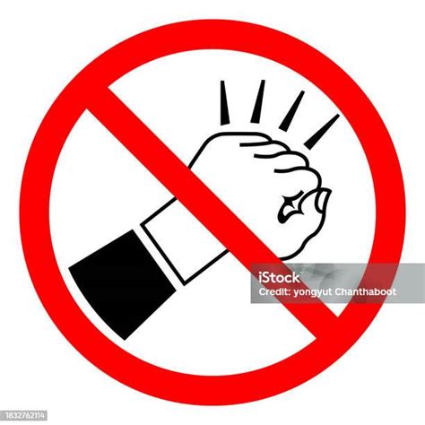 do not knock symbol sign vector illustration isolate on white background label eps10 stock