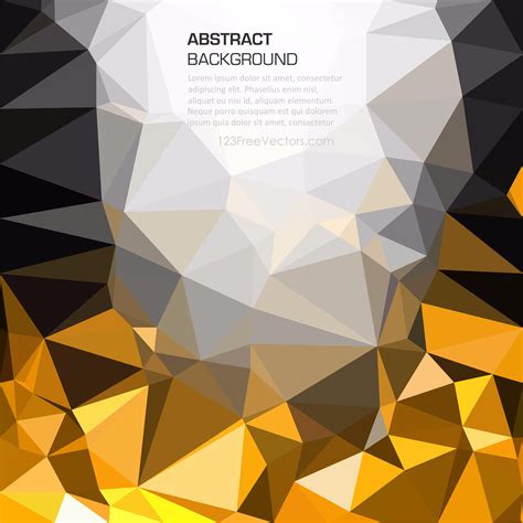 This theme is perfect for presentation on glitter, bling bling, brightly lit, etc. Gold and Black Geometric Polygon Wallpaper
