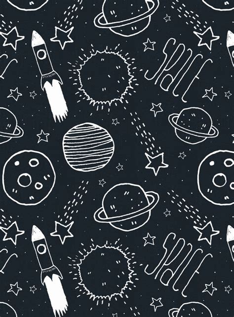 Space Doodles Digital Illustration Graphics And Aesthetics