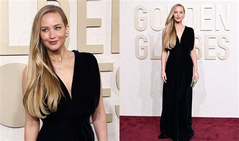 Jennifer Lawrence Drapes In Velvet With Dior Haute Couture Dress At