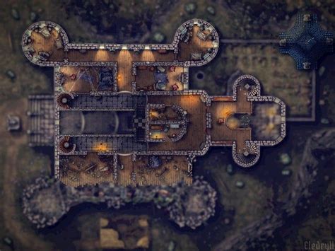 Goblin Caves 30x40 Encounter Map Dndmaps In 2021 Dungeon Maps Porn