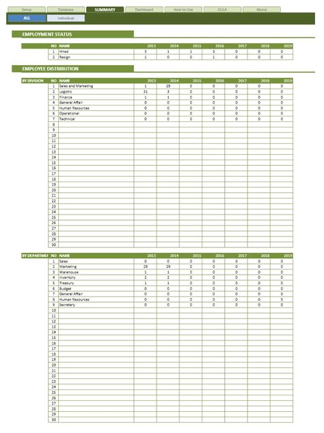 Employee Data Sheet Excel