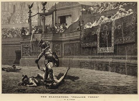 The Gladiators, "Pollice Verso" stock image | Look and Learn