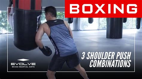 Boxing 3 Shoulder Push Combinations Evolve University Youtube