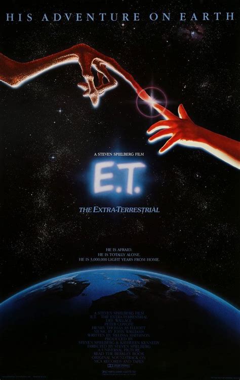 Et The Extra Terrestrial 1982 Famous Movie Posters Best Movie