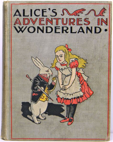 Alice In Wonderland Antique First Edition Alices Rare Adventures Lewis