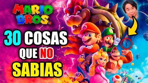 Super Mario Bros 30 Curiosidades Que No Sabias Youtube