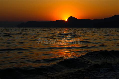 Sunset Evening Landscape Dusk Landscape Crimea The Black Sea The