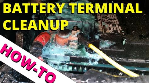 Any corrosion on the battery terminal will be whisked away by the stiff wire bristles. Cleaning up Battery Acid & Corrosion: HOW TO ESCAPE - YouTube