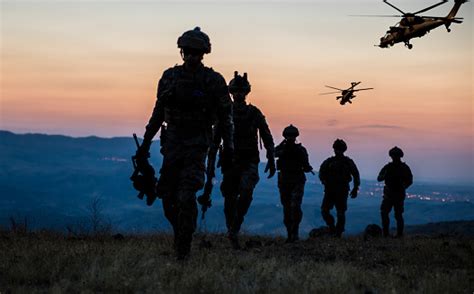 Military Mission At Twilight Stock Photo Download Image Now
