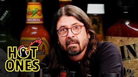 Hot Ones Dave Grohl Makes A New Friend While Eating Spicy Wings TV Episode IMDb