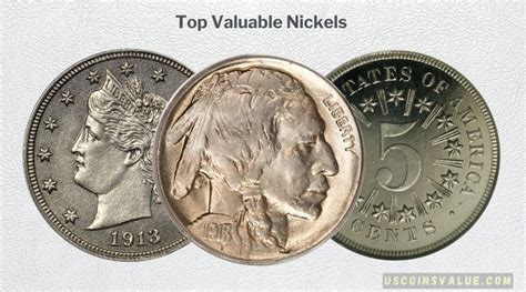 Top 20 Most Valuable Nickels That Are Worth Money