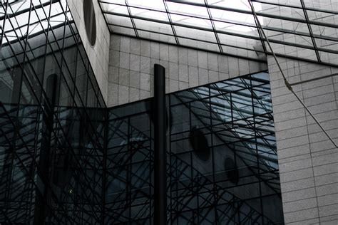 Clear Glass Roof Photography German Architecture Building Hd