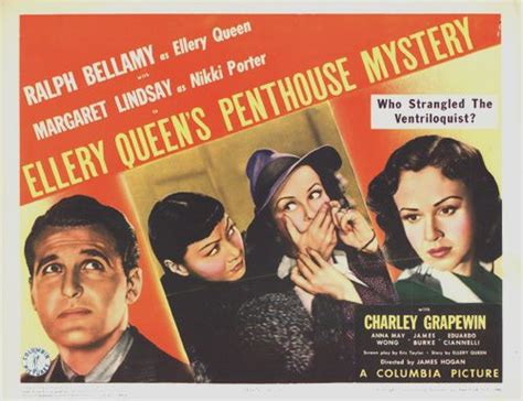 Penthouse Mystery 1941 Aka Ellery Queens Penthouse Mystery 1941 Ellery Queen Queen Movie