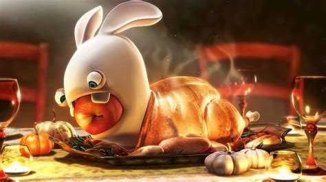 Thanksgiving Turkey Raving Rabbit Funny Turkey Hd Wallpaper Pxfuel