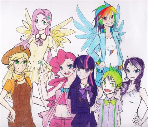 My Little Pony The Main Characters By Pimlak1234 On Deviantart