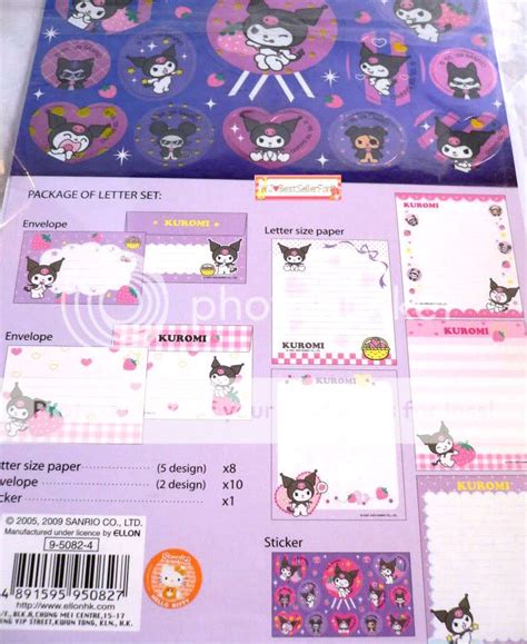 Sanrio Letter Set Writing Paper 40 Sheets 20 Envelopes Stickers