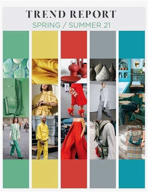 Springsummer 2021 Trend Color Forecast Ss21 Color Trends Fashion