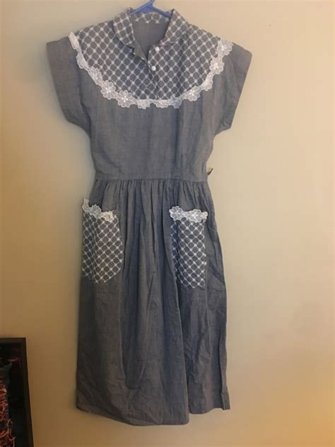 1950s cotton day dress gem