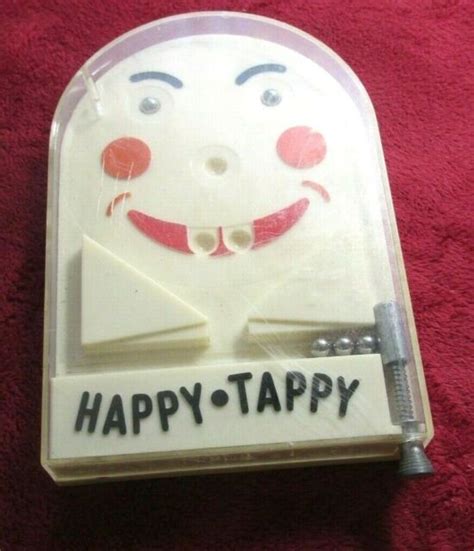 Vintage Happy Tappy Plastic Pinball Game From The 50s Ebay
