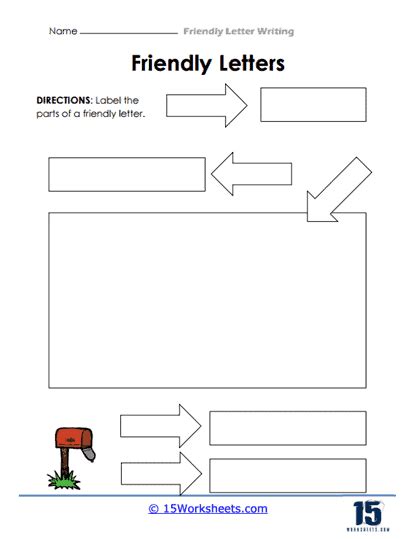 Friendly Letter Writing Worksheets