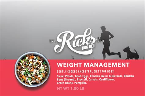 Weight Management For Dogs Ricks Dog Deli