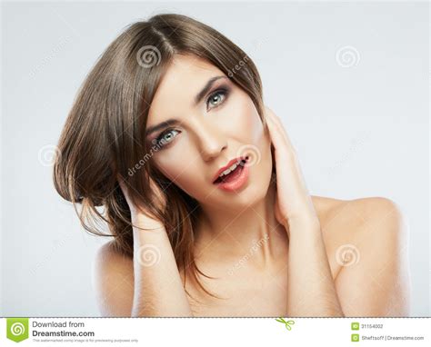 Female Model With Long Hair Stock Photography Image
