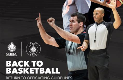Canada Basketball And CBOC Release Return To Officiating Guidelines