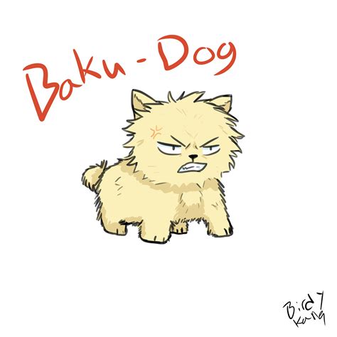 I Want To Do A Comic Series Where Bakugou Is A Dog Twas Chuthulu