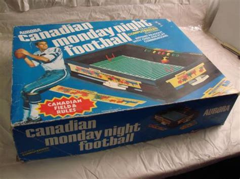 1972 Canadian Monday Night Football Board Game By Aurora Games