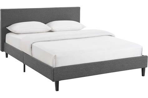 Anya Queen Bed In Grey By Modway At Gardner White
