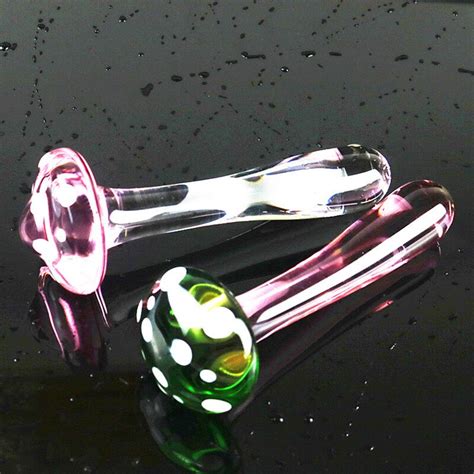 Crystal Glass Anal Plug Masturbator Glass Dildo Anal Expansion Butt