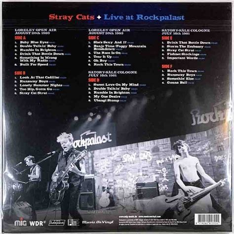 Stray Cats Live At Rockpalast 19831981 3lp Lp